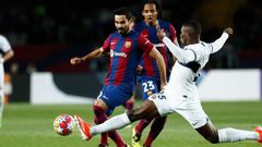 Ilkay G�ndogan.Ilkay G�ndogan con el Barcelona frente al PSG