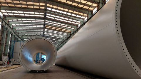 Instalaciones de Windar en Avils, en foto de archivo