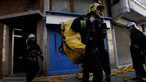 Incendio en Sinforiano L�pez