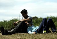 El cansancio hac�a mella por momentos entre los participantes en la bajada de los animales.