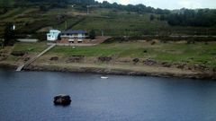 El Club N�utico de Portomar�n tiene terraza hacia el Mi�o