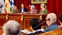 En la imagen, celebraci�n del pleno de mayores
