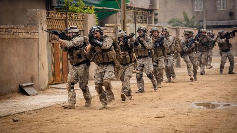 Fotograma de la cinta «Warfare», que aborda la guerra de Irak.