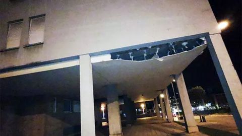 Viviendas de protecci�n en la calle Xuacu de Sama, en el barrio de La Corredoria (Oviedo)