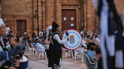 Actuacin de la Real Banda de Gaitas Ciudad de Oviedo en San Mateo