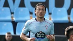 Joel Lpez disput la segunda parte frente al Pontevedra con el Celta Fortuna.
