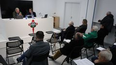 �ltima junta de accionistas del Racing celebrada en A Malata en diciembre del 2023.