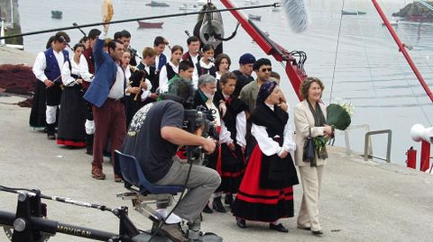 Imagen del rodaje de una escena de la popular serie