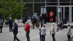 Vacunaci�n contra el covid-19 para personas de 70 a 74 a�os en Expocoru�a