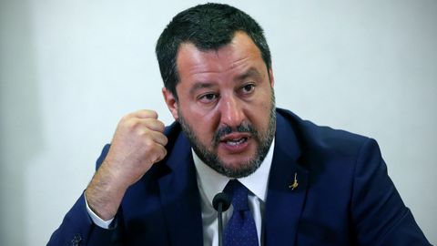 El ministro de Interior Matteo Salvini