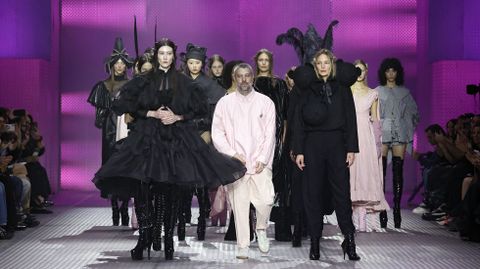 El dise�ador lucense Manuel Bola�o present� su colecci�n �Plan B� en el desfile 080 Barcelona Fashion