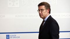 Feijoo da cuenta de las medidas acordadas en el Consello de la Xunta