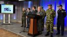 El ministro de Defensa de Colombia, Guillermo Botero, durante la rueda de prensa en la que ofreci� detalles sobre el atentado