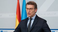 Comparecencia de Feijoo tras la reuni�n de los presidentes auton�micos con Pedro S�nchez