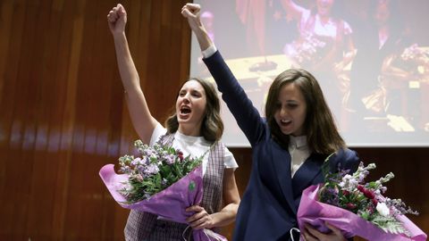Irene Montero y Ione Belarra se despiden diciendo que S�nchez las echa