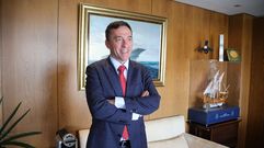 El presidente de Navantia, en su despacho, en una foto de archivo
