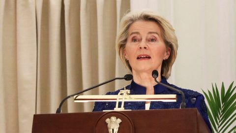 La presidenta de la Comisi�n Europea, Ursula von der Leyen