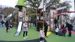 Inauguraci�n del parque de O Casti�eiro