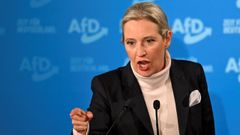 Alice Weidel, en un acto de AfD en Heidenheim (Alemania)