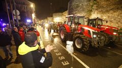 Tractorada contra el acuerdo UE-Mercosur, la semana pasada en Lugo