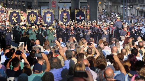 El acto congreg� a cientos de personas en el centro de la ciudad