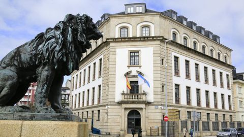 Vista de la Audiencia Provincial de Lugo.