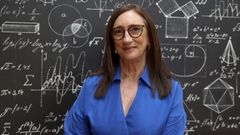 La vicepresidenta del Comit� Espa�ol de Matem�ticas, Mar�a Victoria Otero