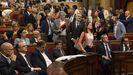 El bronco pleno en el Parlament, en fotos