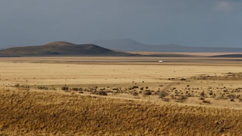 Imagen de la Patagonia, una zona del sur del pas donde antes de aprobarse la Ley de Tierras la familia Benetton tena miles de hectreas de terreno