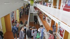 Imagen de archivo de la zona de secundaria y bachillerato en el colegio Peleteiro, en Santiago