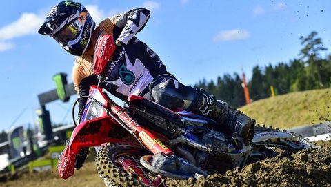 El vigu�s Rub�n Fern�ndez, durante la competici�n en Suecia.
