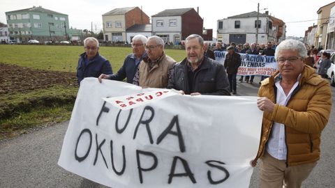 Movilizacin contra okupas de viviendas en Lugo, hace un ao