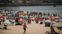 Silgar, en Sanxenxo, es uno de los arenales donde la calidad del agua desde el punto de vista sanitario es excelente