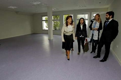 El edificio se reform� en el 2012, en que la conselleira Beatriz Mato visit� las obras.