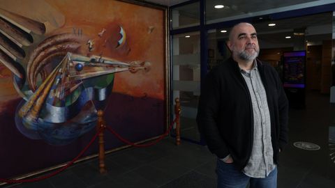 �scar Prego, presidente�do Liceo de Noia