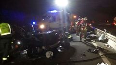 Accidente en Ribera de Arriba