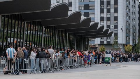 Acto de Leo Messi en el Palacio de los Deportes de Oviedo
