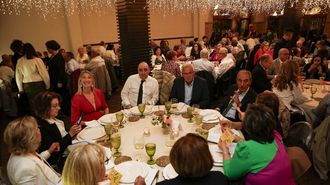 Imagen de la cena celebrada en el 2025
