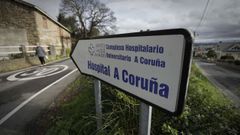 Accesos al Chuac por la calle Casta�o de Eir�s