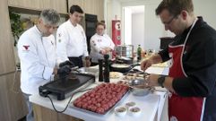 Los cuatro chefs demostraron las inmensas posibilidades de la carne de vacuno gallega certificada