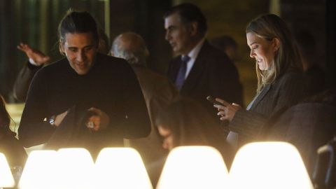 Carlos Torretta y Marta Ortega, en Casas Novas a principios de diciembre