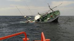 El hundimiento del �Urbegi� al oeste de Fisterra