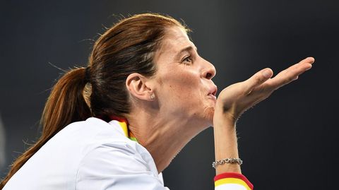 Ruth Beitia logr� en R�o 2016 la primera medalla de oro de una atleta espa�ola en unos Juegos Ol�mpicos.