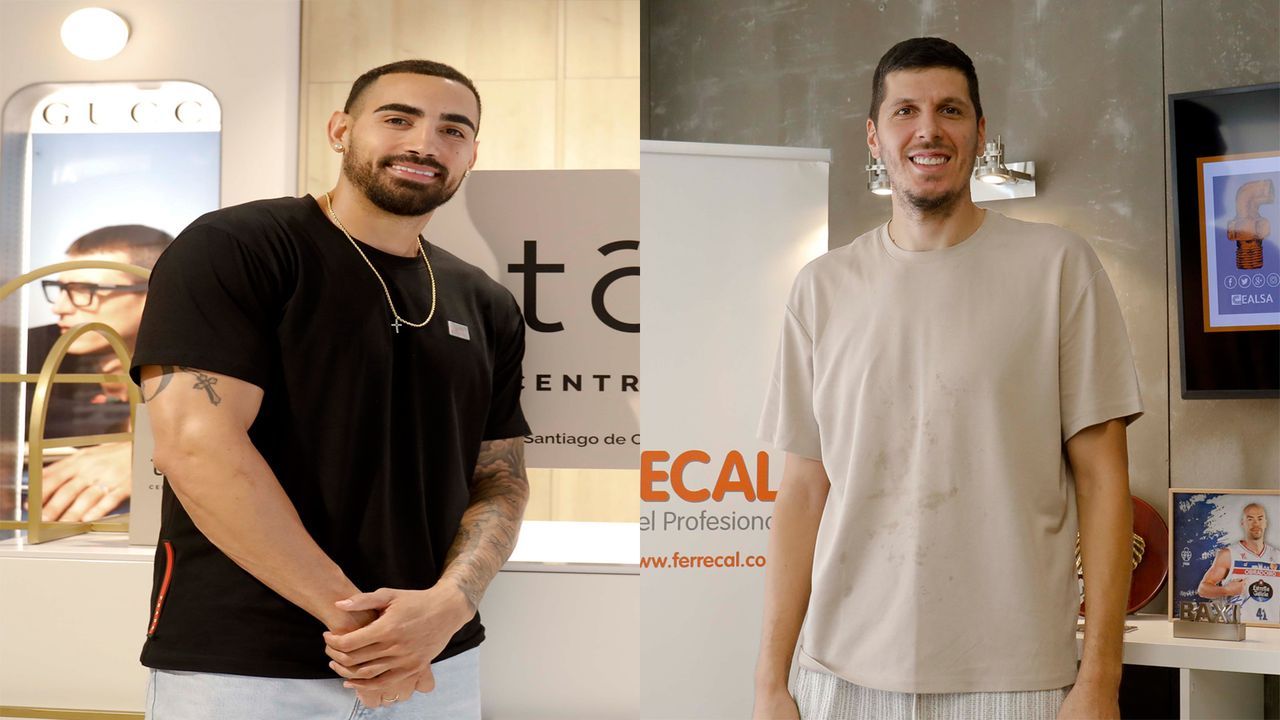 Yunio Barrueta y Goran Huskic, pólvora y poso para el Obradoiro
