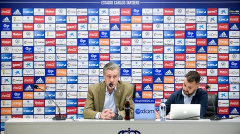 Martn Pelez y Javi lvarez, en el Carlos Tartiere