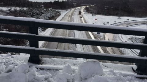 Nieve en As Pontes