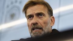 J�rgen Klopp, durante su presentaci�n oficial como nuevo seleccionador de Alemania.