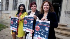 Las directivas de Vilanova Centro presentaron la campa�a en el Concello