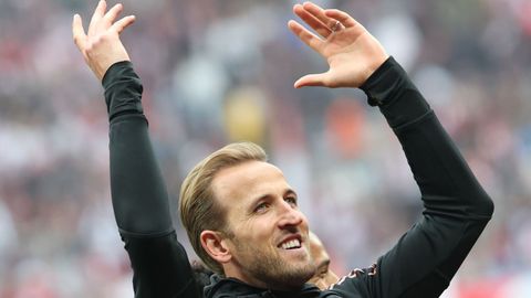 Kane el s�bado tras el encuentro frente al Leipzig a domicilio del Bayern de Munich. El encuentro acab� con empate, alz�ndose con el t�tulo matem�ticamente al d�a siguiente gracias al empate del Leverkusen, segundo en la Bundesliga.