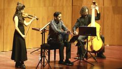 The New Bach Tr�o, ayer en su actuaci�n en Vilagarc�a